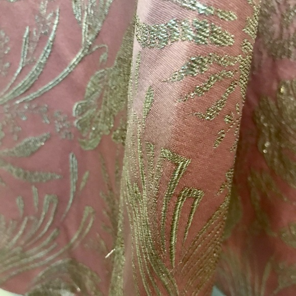 Rochas Pre-Fall 2017 Rose Gold Silk Versailles Evening Gown Small - Picture 10 of 16